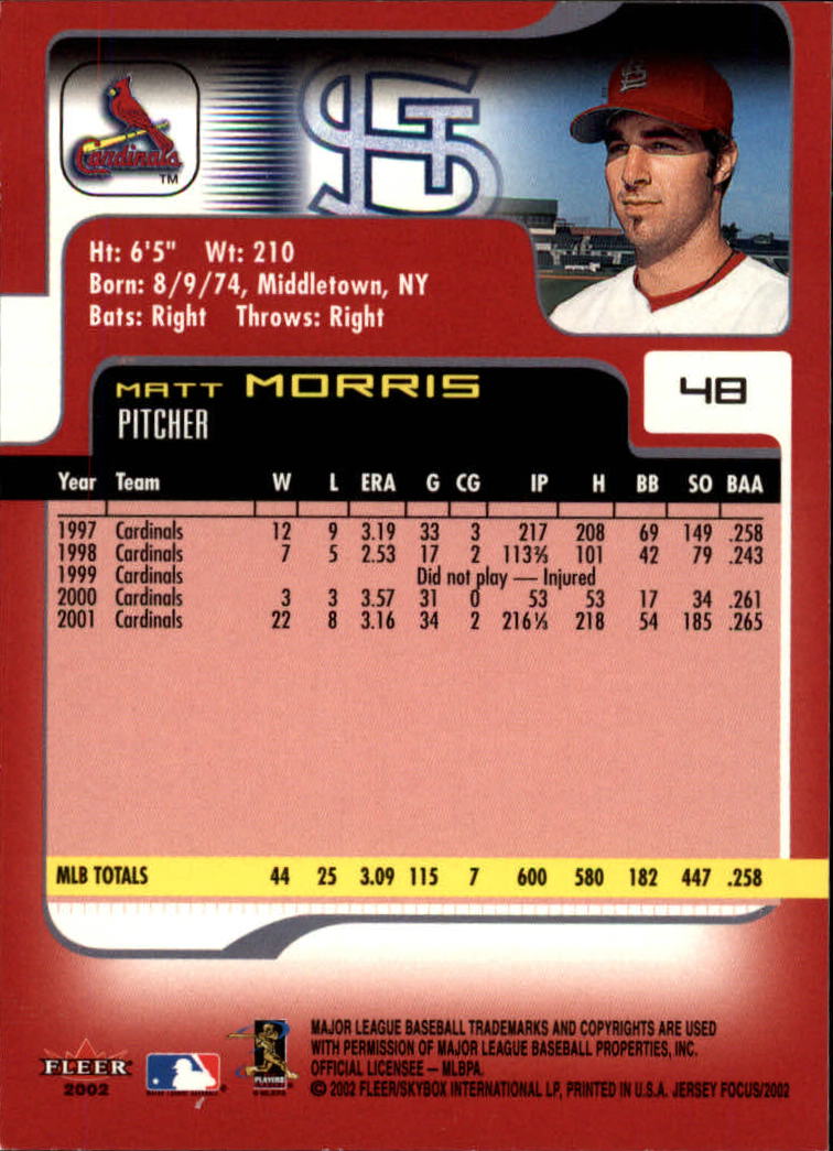 2002 Fleer Focus JE Baseball "Main Set" Cards - Picture 97 of 497