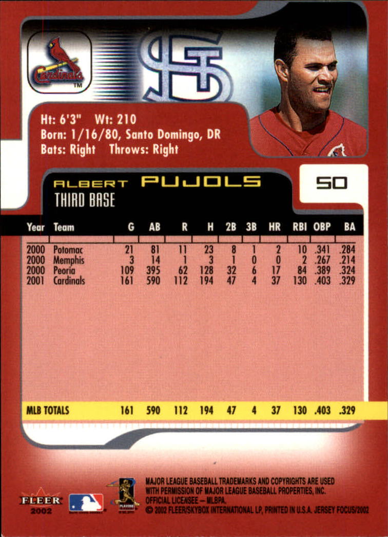 2002 Fleer Focus JE Baseball "Main Set" Cards - Picture 101 of 497
