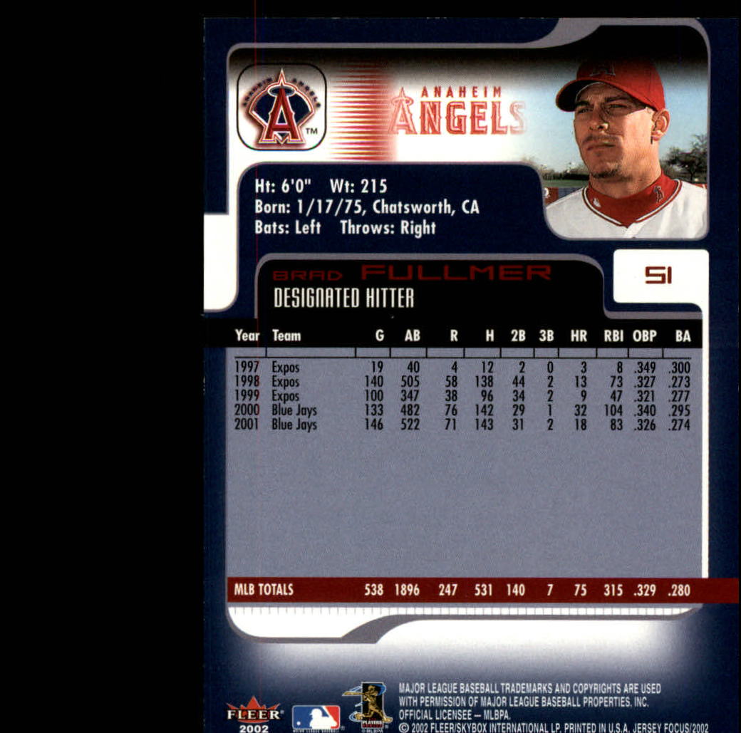 2002 Fleer Focus JE Baseball "Main Set" Cards - Picture 103 of 497