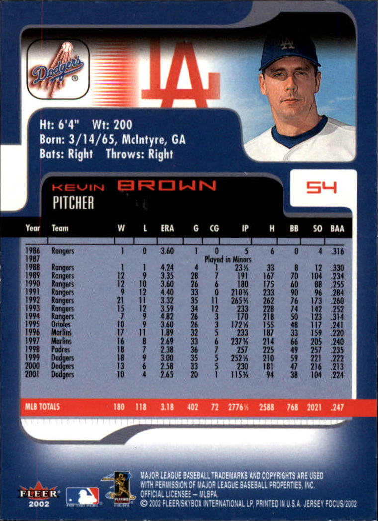 2002 Fleer Focus JE Baseball "Main Set" Cards - Picture 109 of 497