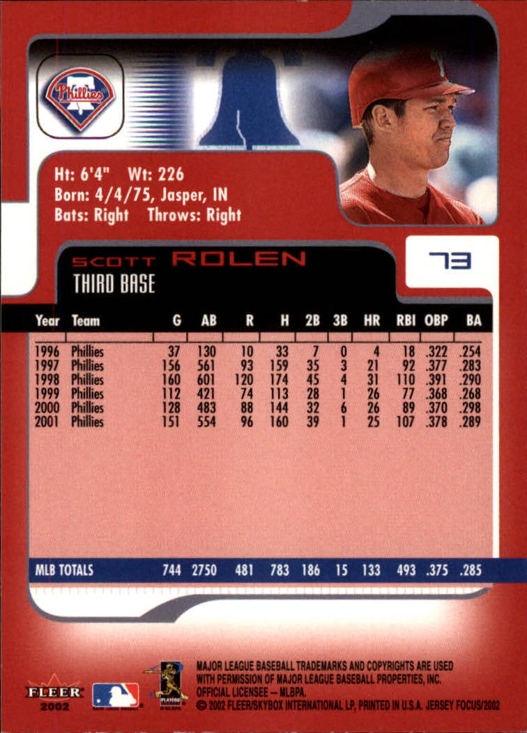 2002 Fleer Focus JE Baseball "Main Set" Cards - Picture 147 of 497