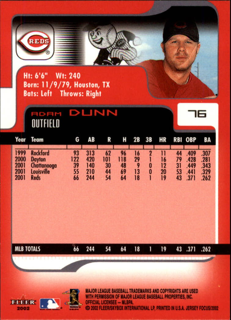 2002 Fleer Focus JE Baseball "Main Set" Cards - Picture 153 of 497