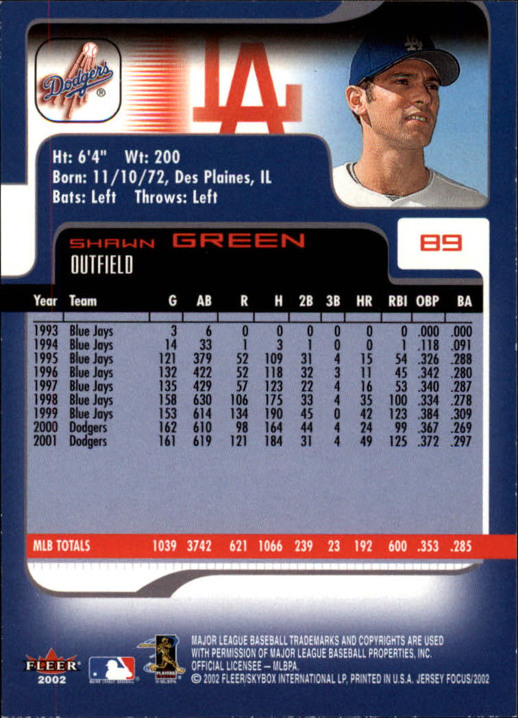 2002 Fleer Focus JE Baseball "Main Set" Cards - Picture 179 of 497