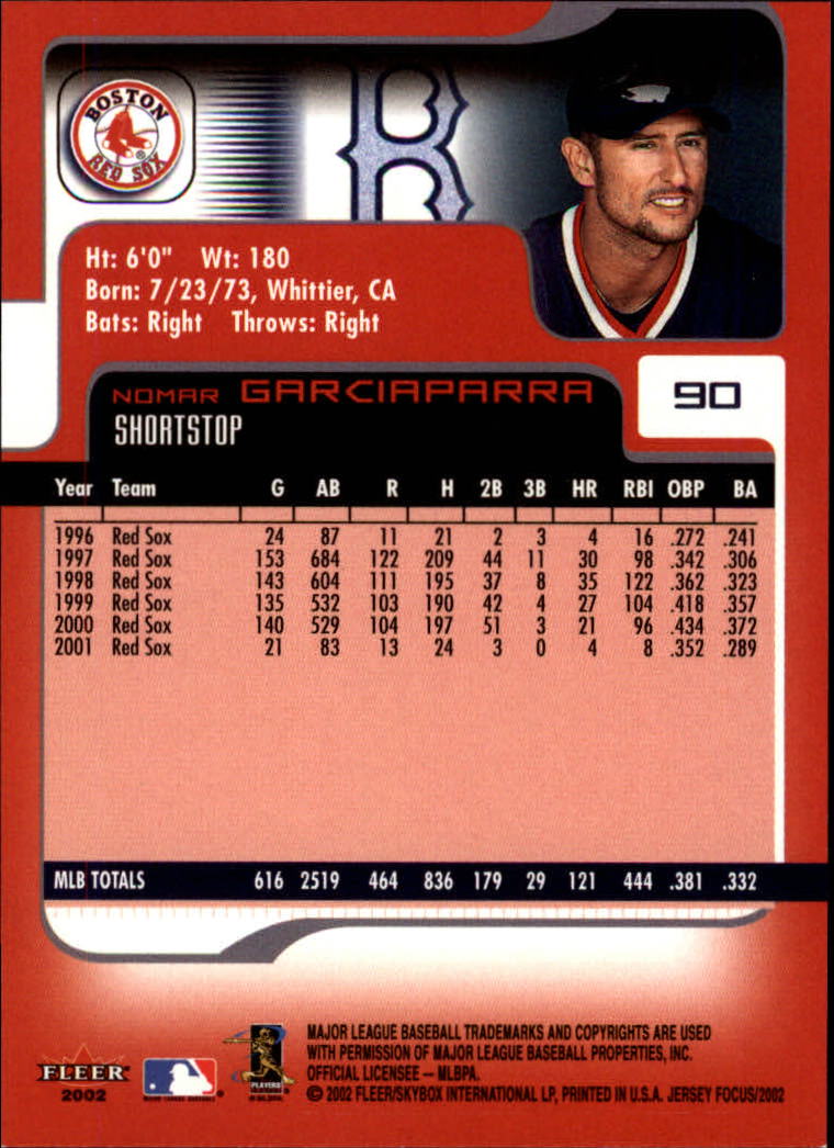 2002 Fleer Focus JE Baseball "Main Set" Cards - Picture 181 of 497