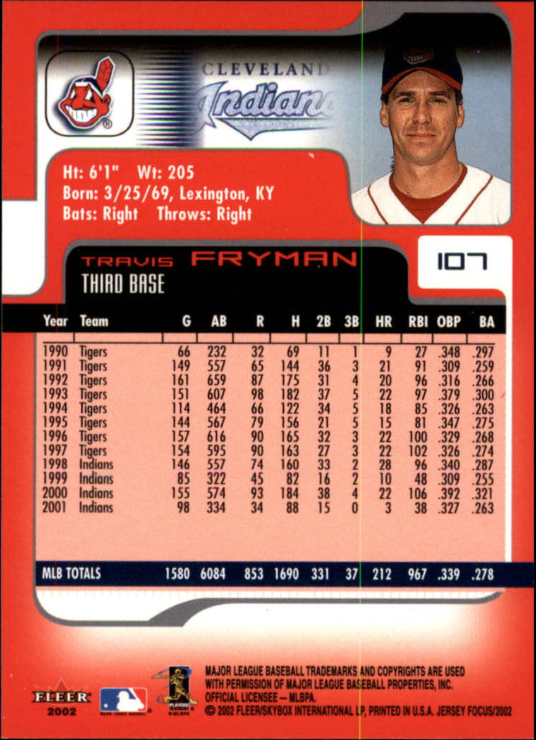 2002 Fleer Focus JE Baseball "Main Set" Cards - Picture 215 of 497