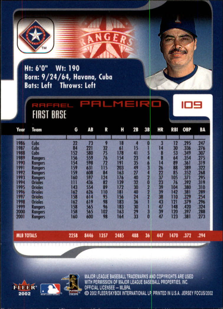 2002 Fleer Focus JE Baseball "Main Set" Cards - Picture 219 of 497