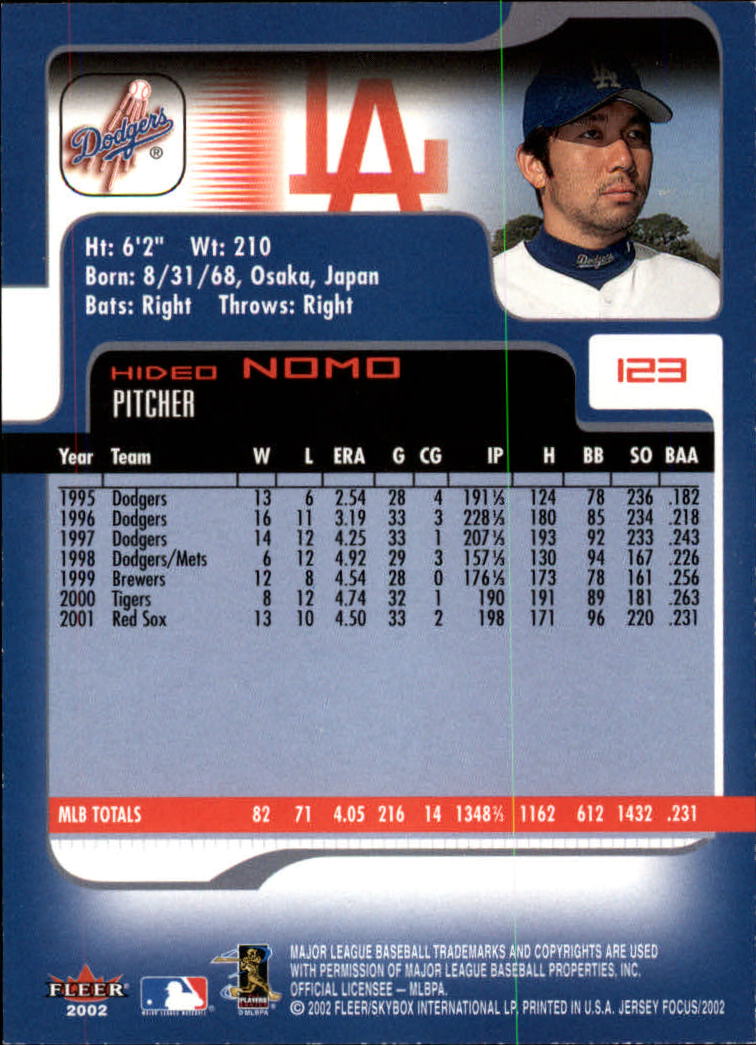 2002 Fleer Focus JE Baseball "Main Set" Cards - Picture 247 of 497