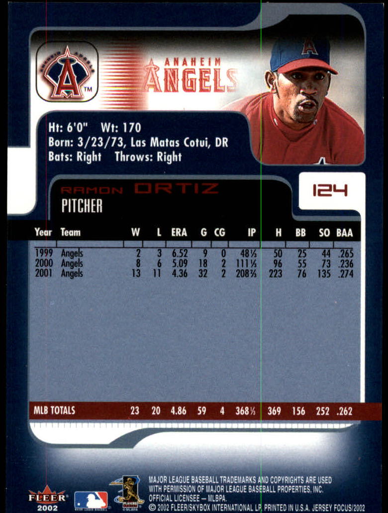 2002 Fleer Focus JE Baseball "Main Set" Cards - Picture 249 of 497