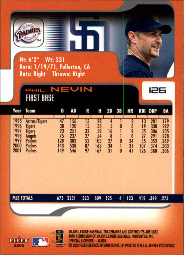2002 Fleer Focus JE Baseball "Main Set" Cards - Picture 253 of 497