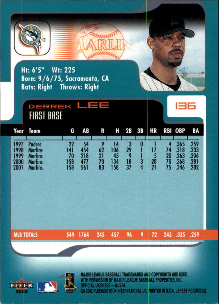 2002 Fleer Focus JE Baseball "Main Set" Cards - Picture 271 of 497