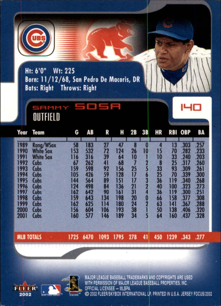 2002 Fleer Focus JE Baseball "Main Set" Cards - Picture 279 of 497