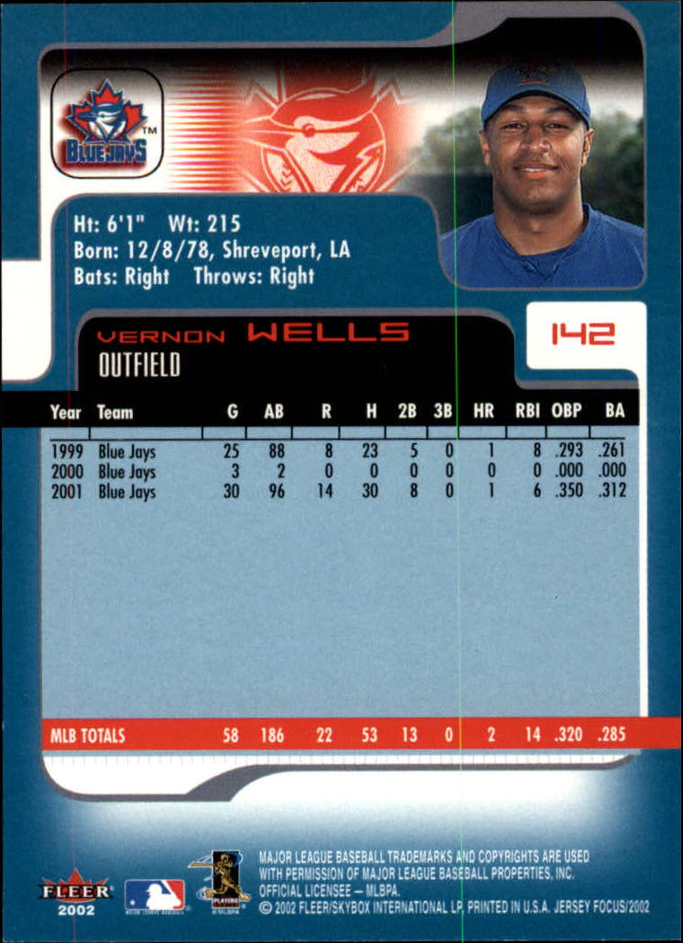 2002 Fleer Focus JE Baseball "Main Set" Cards - Picture 283 of 497