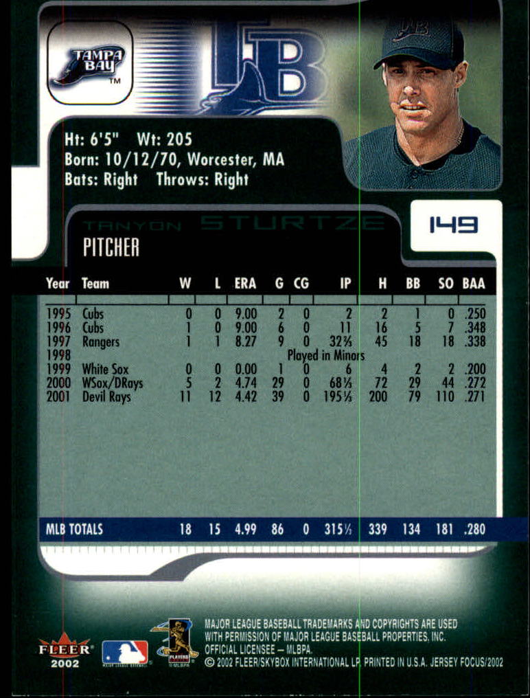 2002 Fleer Focus JE Baseball "Main Set" Cards - Picture 297 of 497