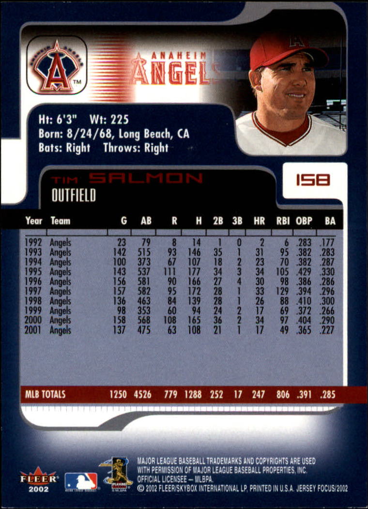 2002 Fleer Focus JE Baseball "Main Set" Cards - Picture 315 of 497