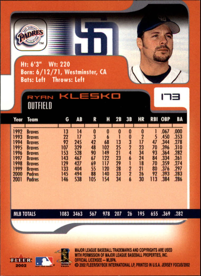 2002 Fleer Focus JE Baseball "Main Set" Cards - Picture 345 of 497