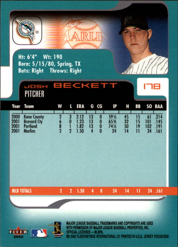 2002 Fleer Focus JE Baseball "Main Set" Cards - Picture 355 of 497