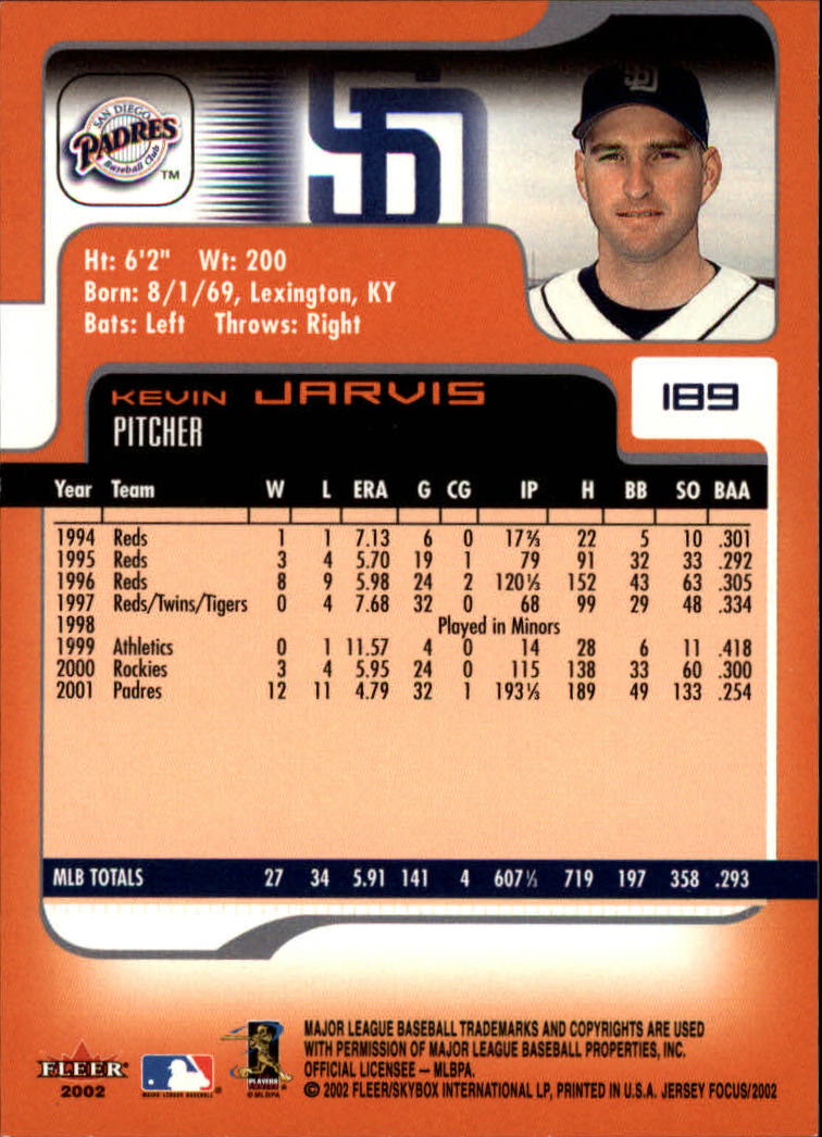 2002 Fleer Focus JE Baseball "Main Set" Cards - Picture 375 of 497