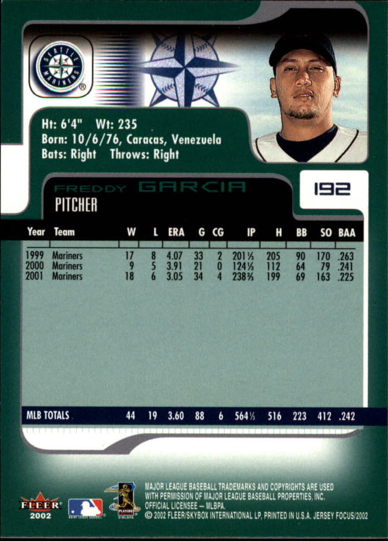 2002 Fleer Focus JE Baseball "Main Set" Cards - Picture 381 of 497