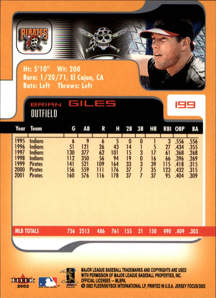 2002 Fleer Focus JE Baseball "Main Set" Cards - Picture 395 of 497