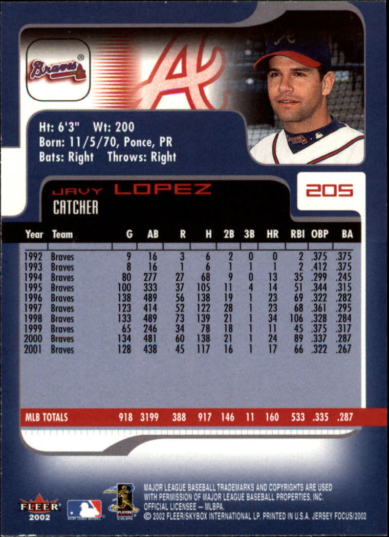 2002 Fleer Focus JE Baseball "Main Set" Cards - Picture 406 of 497