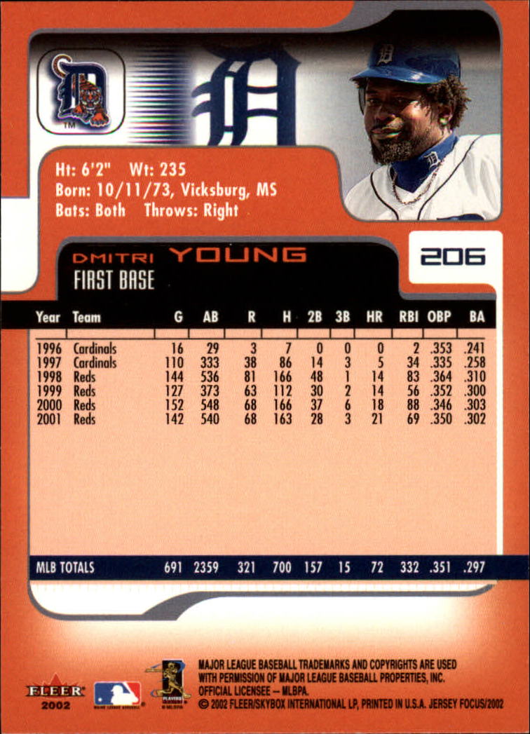 2002 Fleer Focus JE Baseball "Main Set" Cards - Picture 408 of 497