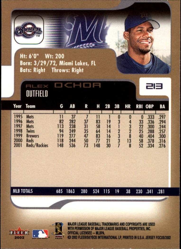 2002 Fleer Focus JE Baseball "Main Set" Cards - Picture 422 of 497