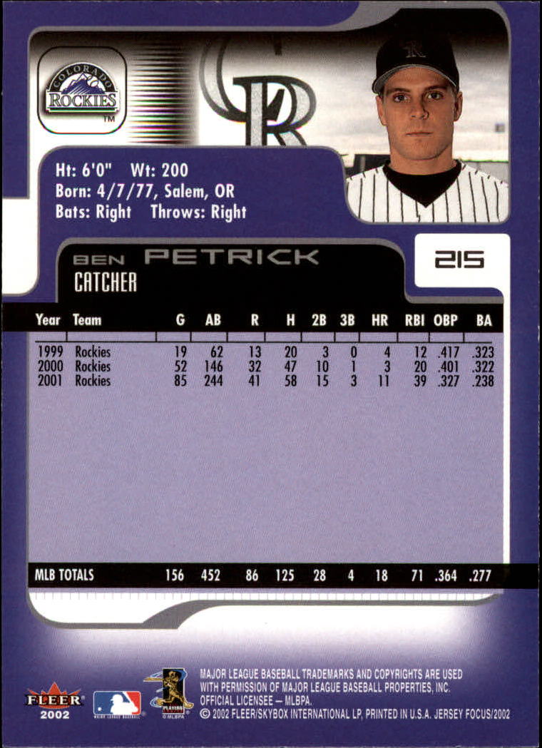 2002 Fleer Focus JE Baseball "Main Set" Cards - Picture 426 of 497