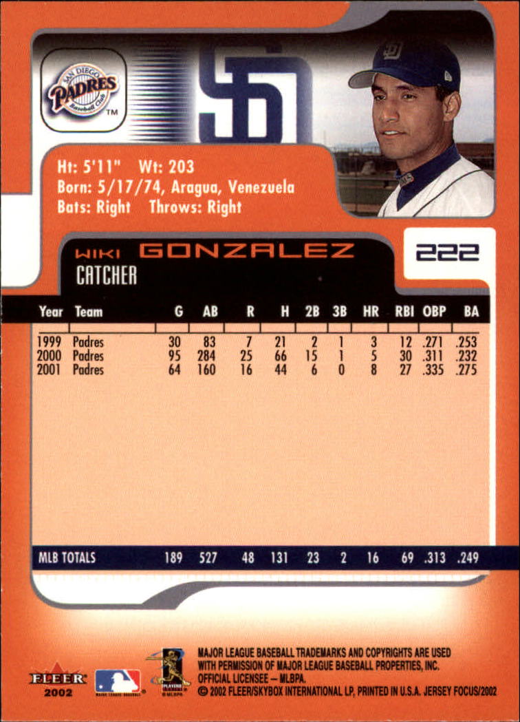 2002 Fleer Focus JE Baseball "Main Set" Cards - Picture 440 of 497