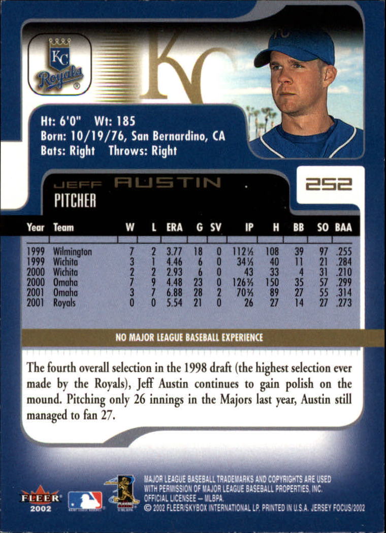 2002 Fleer Focus JE Baseball "Main Set" Cards - Picture 486 of 497
