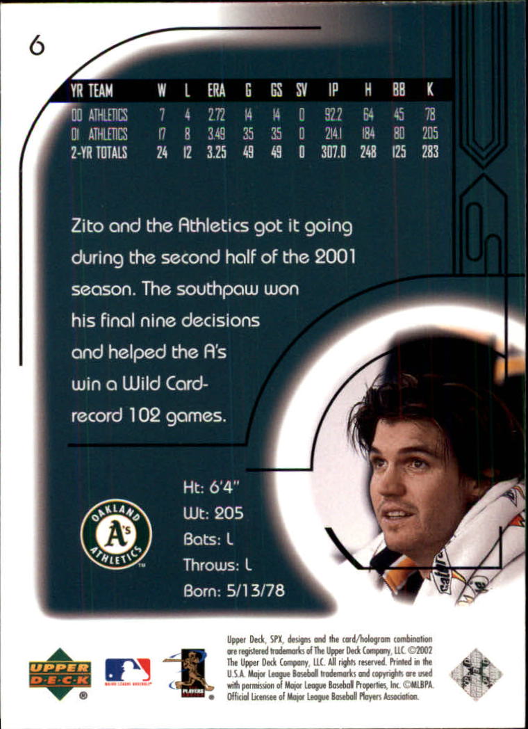 2002 SPx Baseball Card Pick - Picture 13 of 205