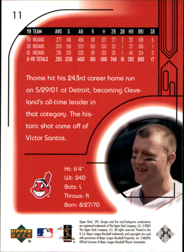 2002 SPx Baseball Card Pick - Picture 21 of 205