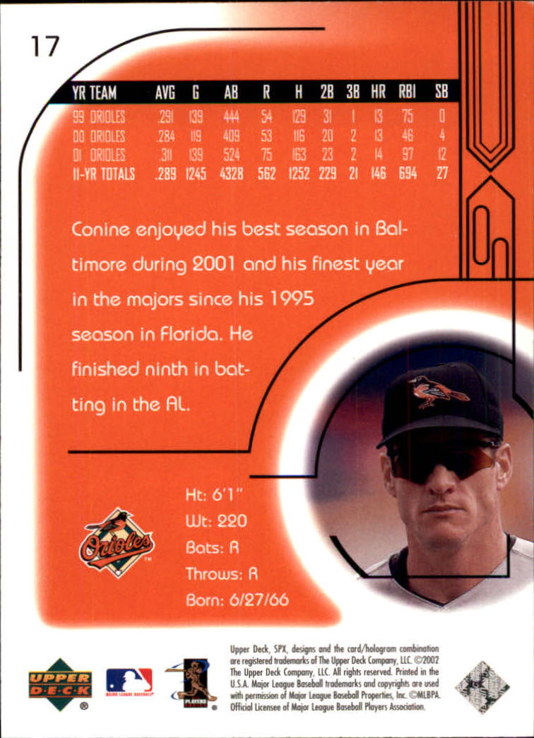 2002 SPx Baseball Card Pick - Picture 31 of 205