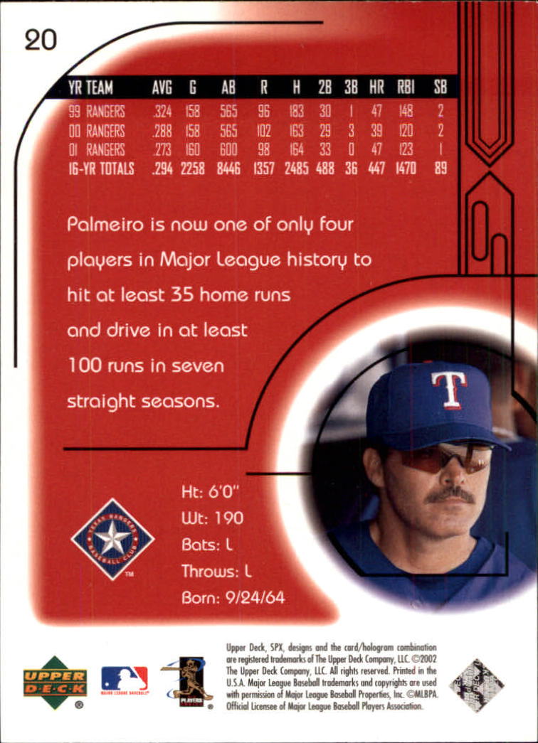 2002 SPx Baseball Card Pick - Picture 37 of 205