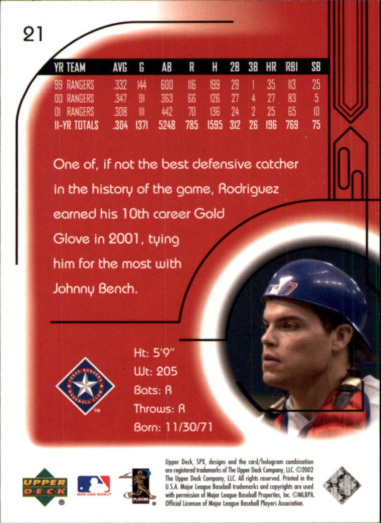 2002 SPx Baseball Card Pick - Picture 39 of 205