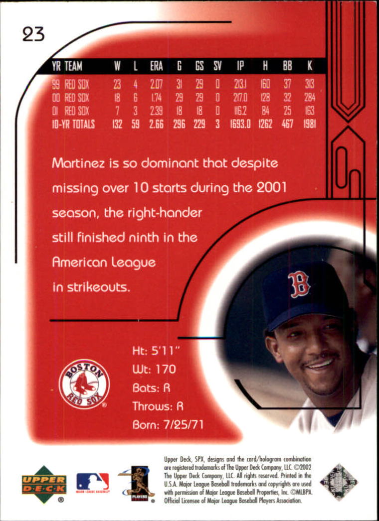 2002 SPx Baseball Card Pick - Picture 43 of 205