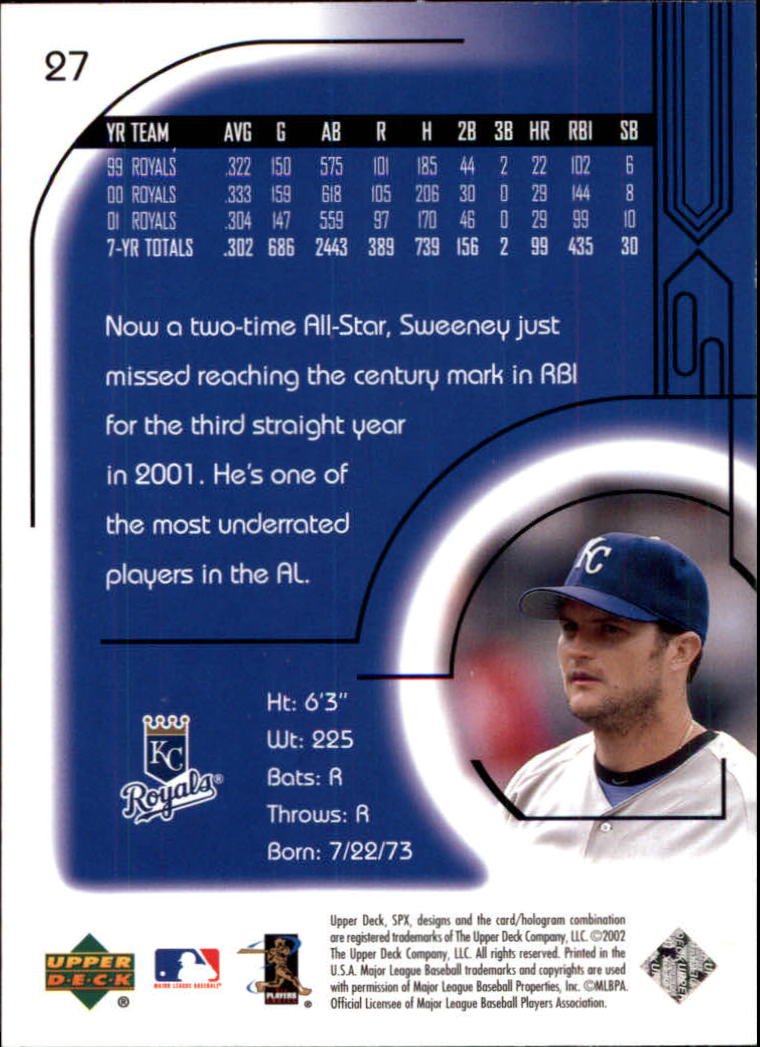 2002 SPx Baseball Card Pick - Picture 51 of 205