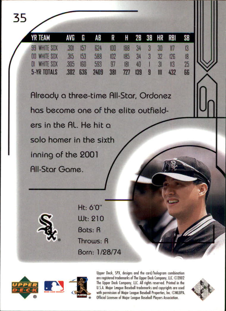 2002 SPx Baseball Card Pick - Picture 63 of 205