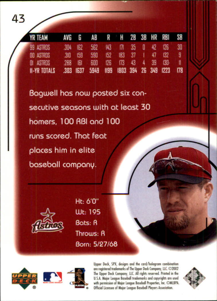 2002 SPx Baseball Card Pick - Picture 79 of 205