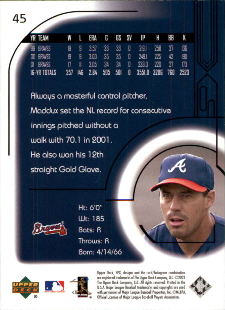 2002 SPx Baseball Card Pick - Picture 83 of 205