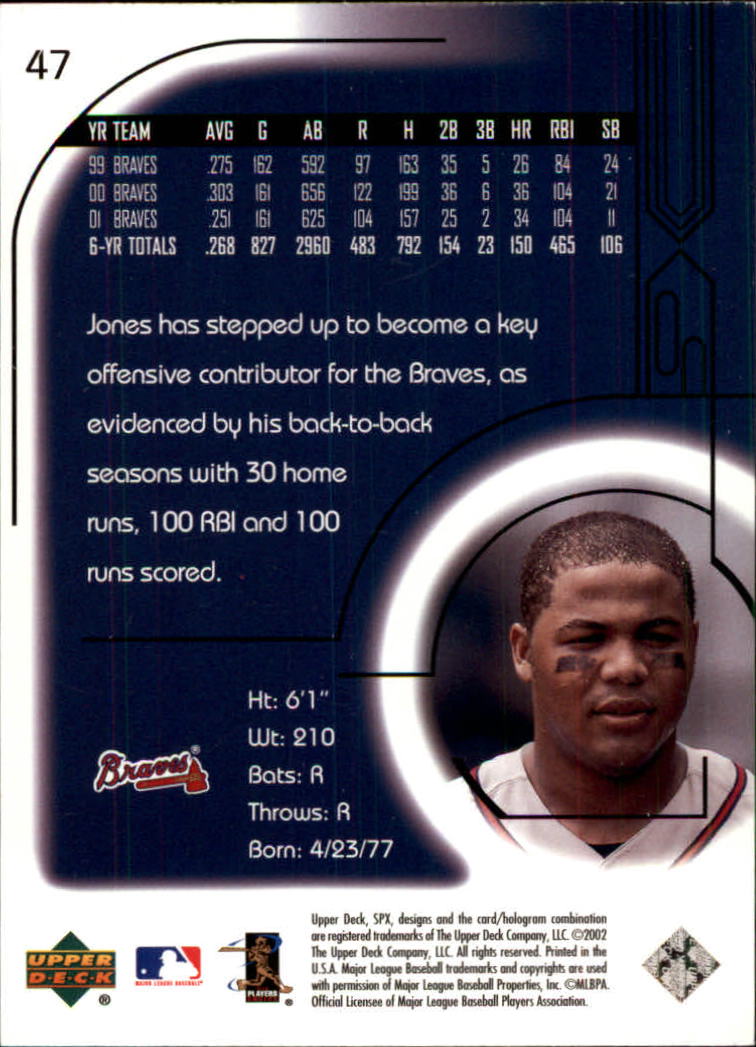 2002 SPx Baseball Card Pick - Picture 87 of 205