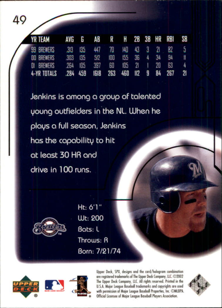 2002 SPx Baseball Card Pick - Picture 91 of 205