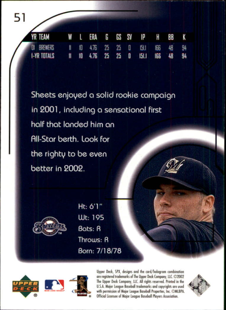 2002 SPx Baseball Card Pick - Picture 95 of 205
