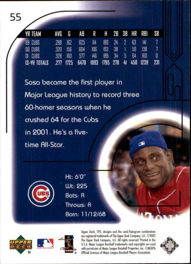 2002 SPx Baseball Card Pick - Picture 101 of 205