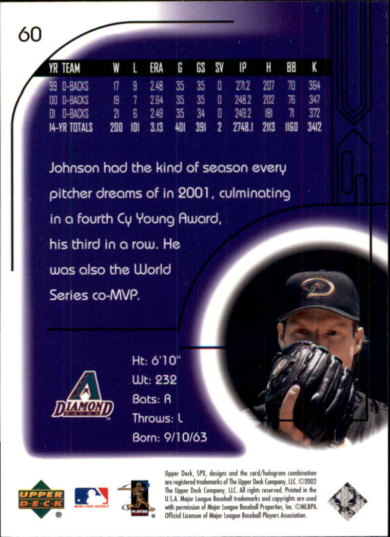 2002 SPx Baseball Card Pick - Picture 109 of 205