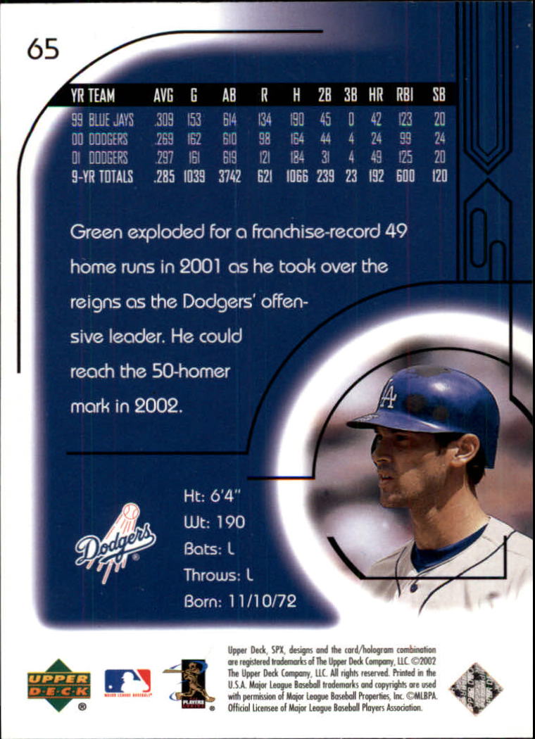 2002 SPx Baseball Card Pick - Picture 117 of 205