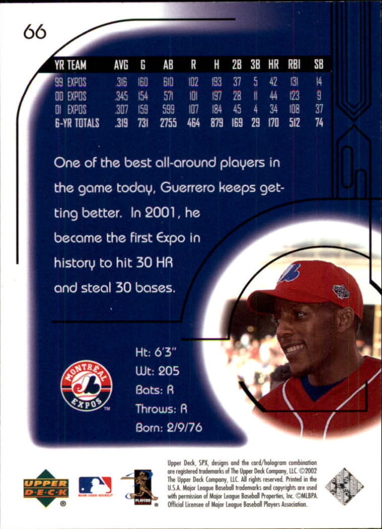 2002 SPx Baseball Card Pick - Picture 119 of 205