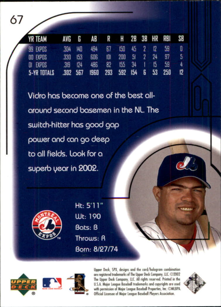 2002 SPx Baseball Card Pick - Picture 121 of 205