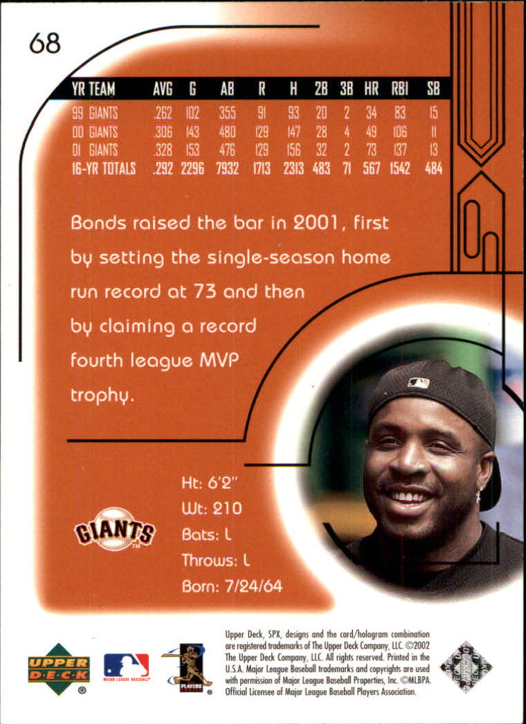 2002 SPx Baseball Card Pick - Picture 123 of 205