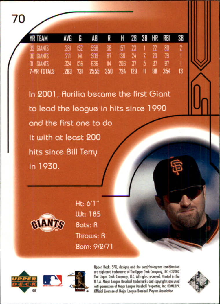 2002 SPx Baseball Card Pick - Picture 127 of 205