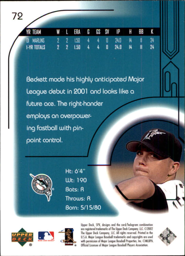 2002 SPx Baseball Card Pick - Picture 131 of 205